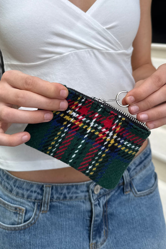 Red Green Yellow With White Plaid