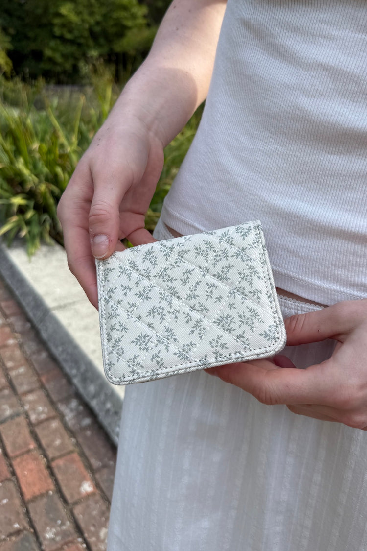 Floral Card Case | Ivory