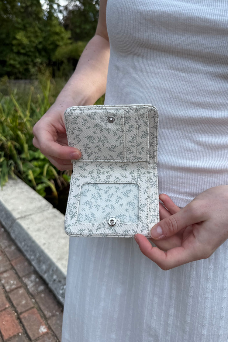Floral Card Case | Ivory