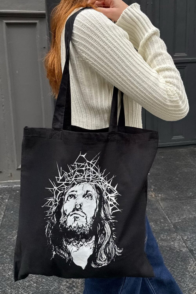 Jesus Tote Bag | Black