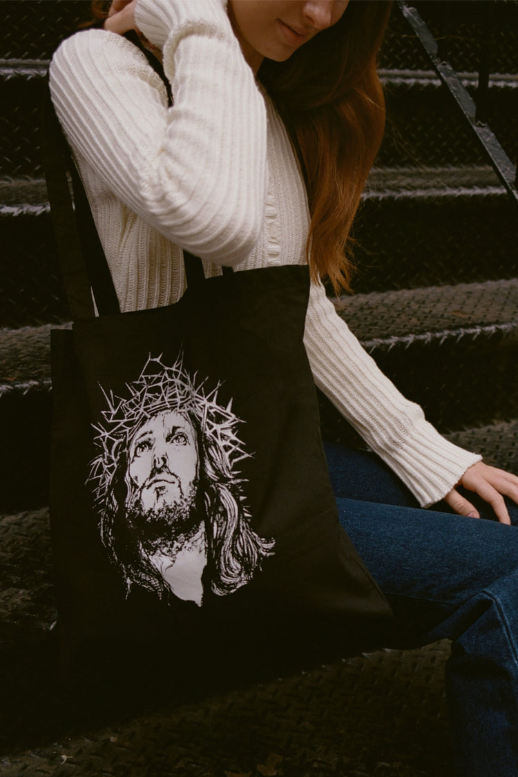 Jesus Tote Bag | Black