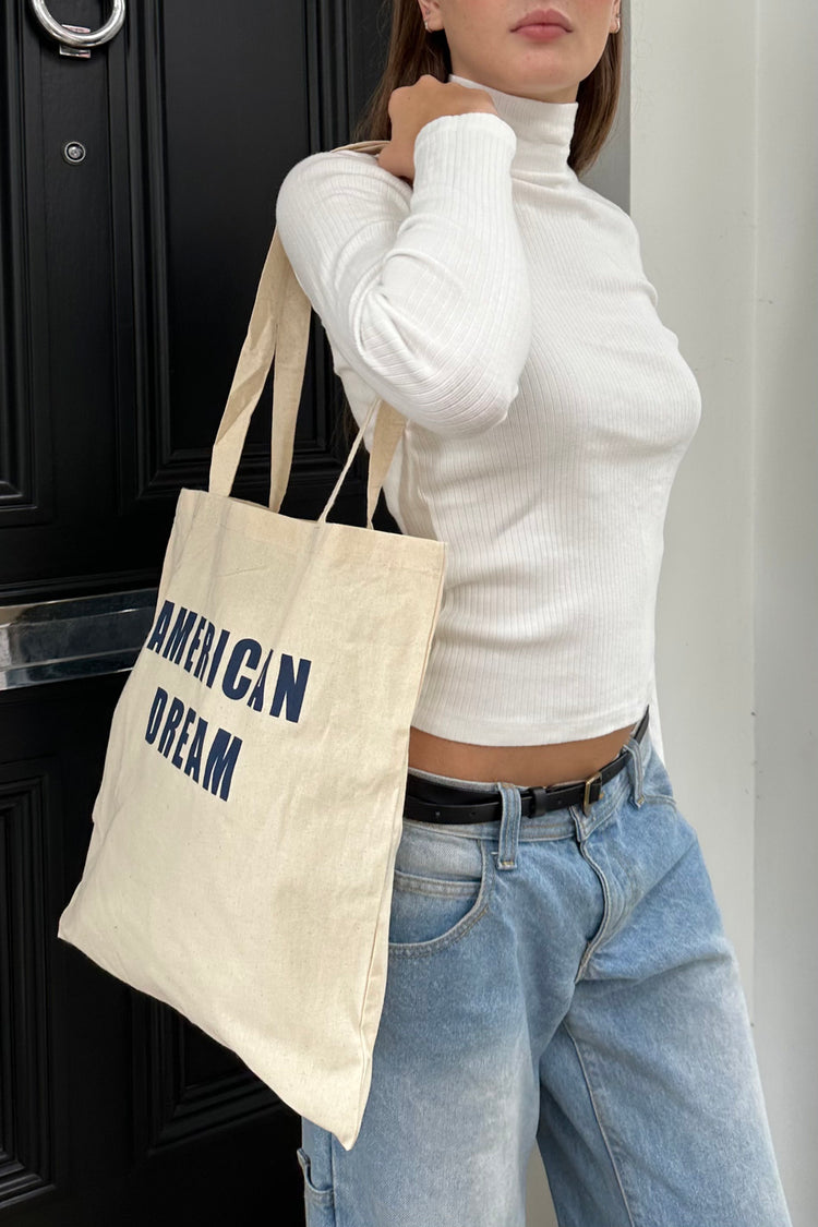 American Dream Tote Bag | Ivory