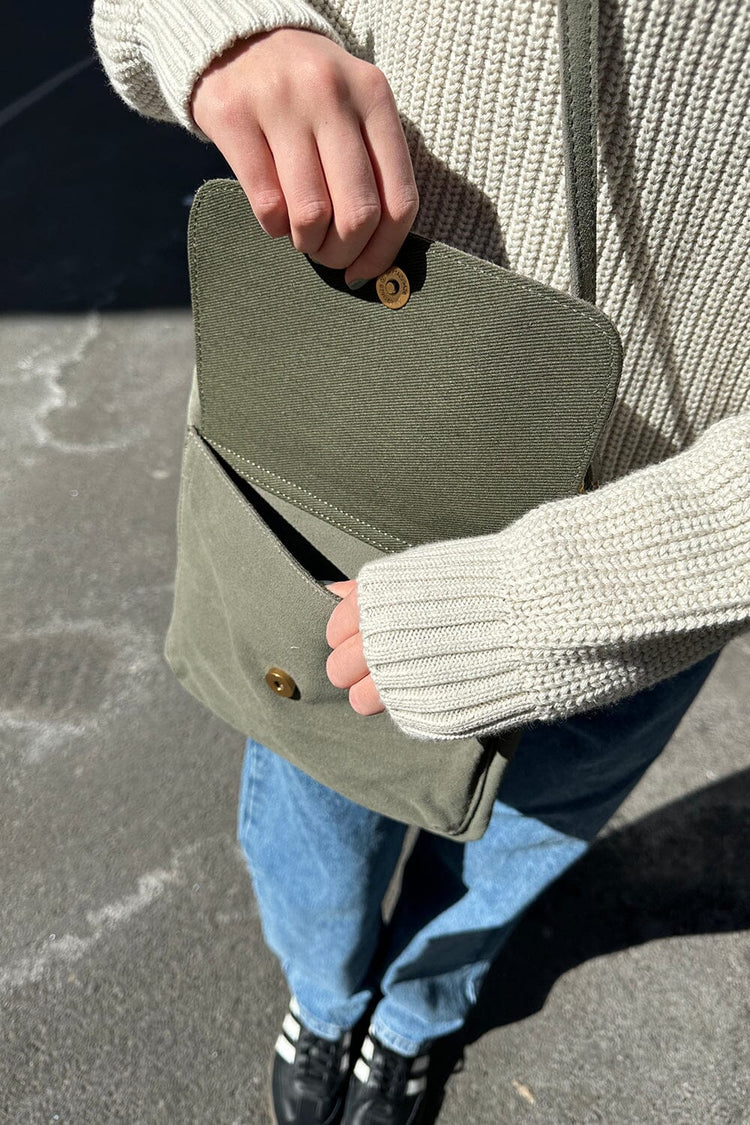 Suede Purse | Fern Green