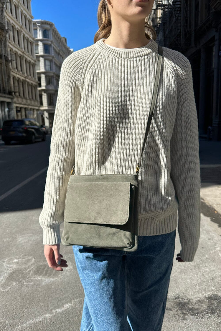 Suede Purse | Fern Green