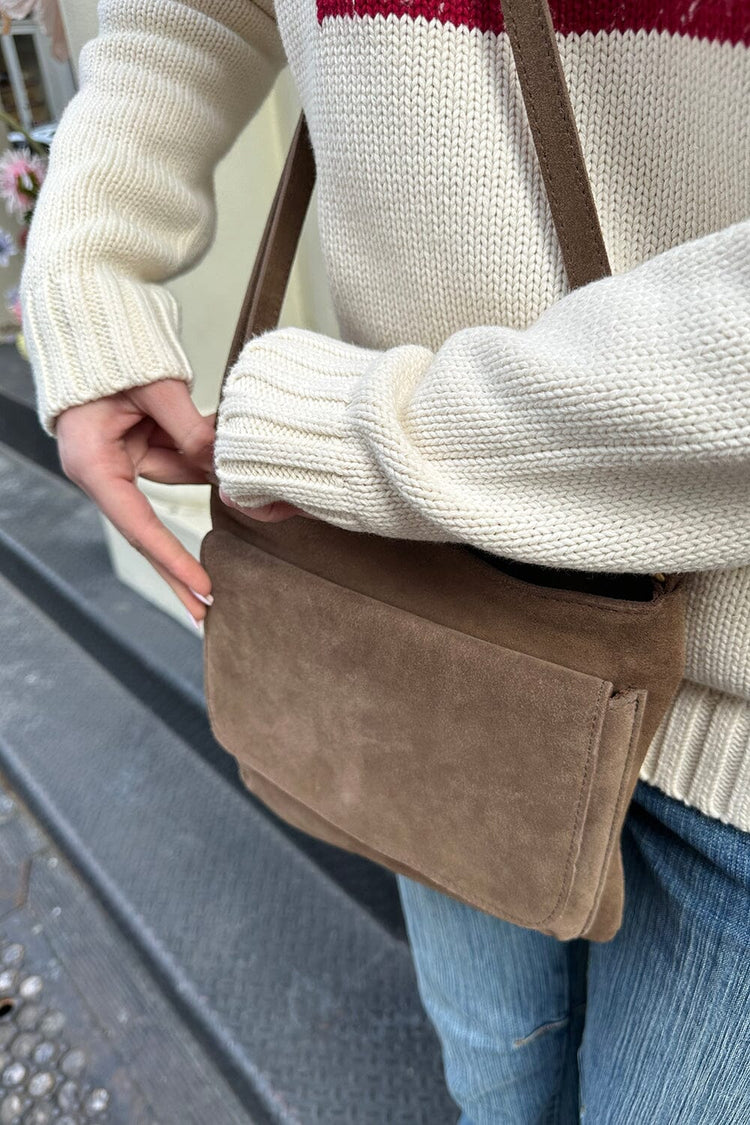 Suede Purse | Brown