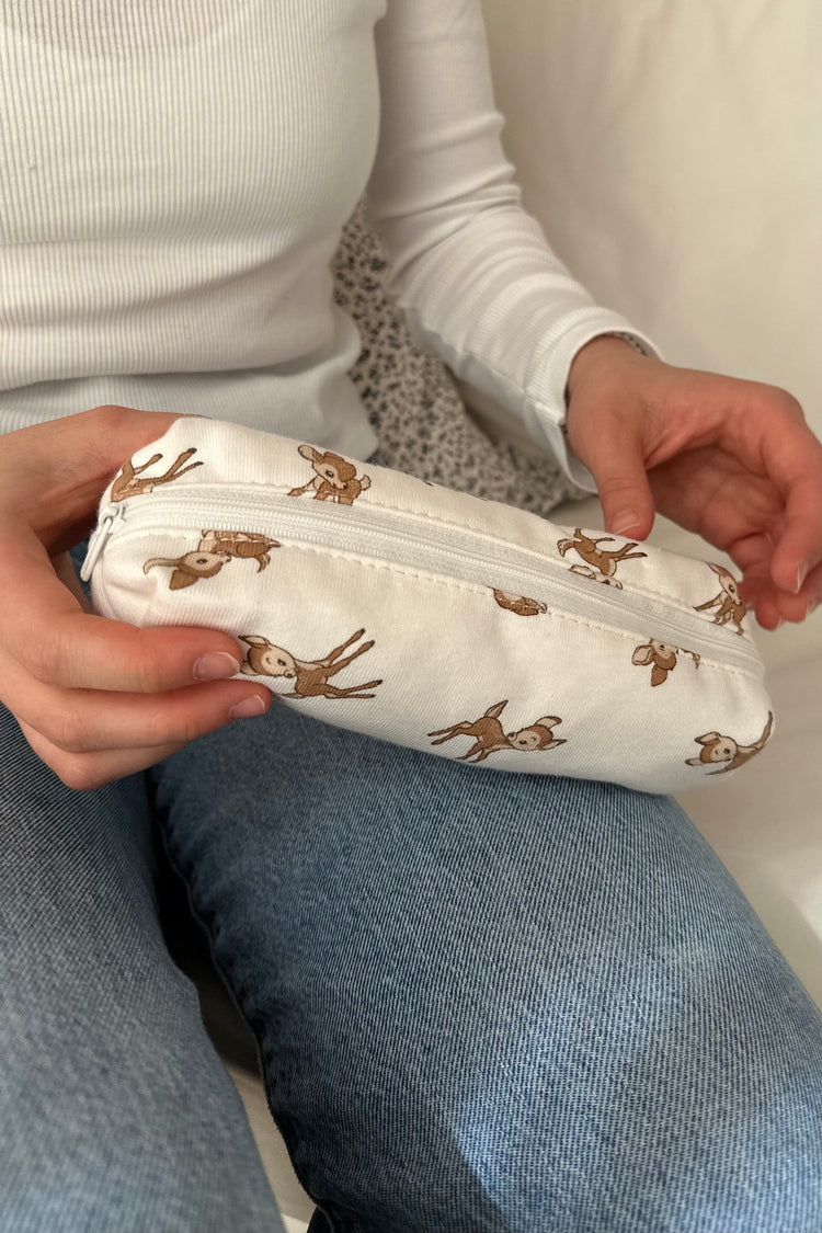 Deers Makeup Bag | Ivory