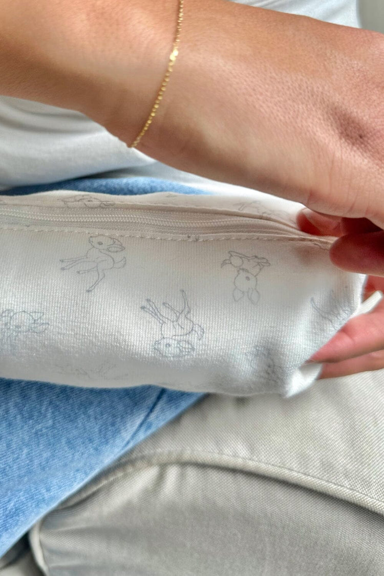 Deers Makeup Bag | White