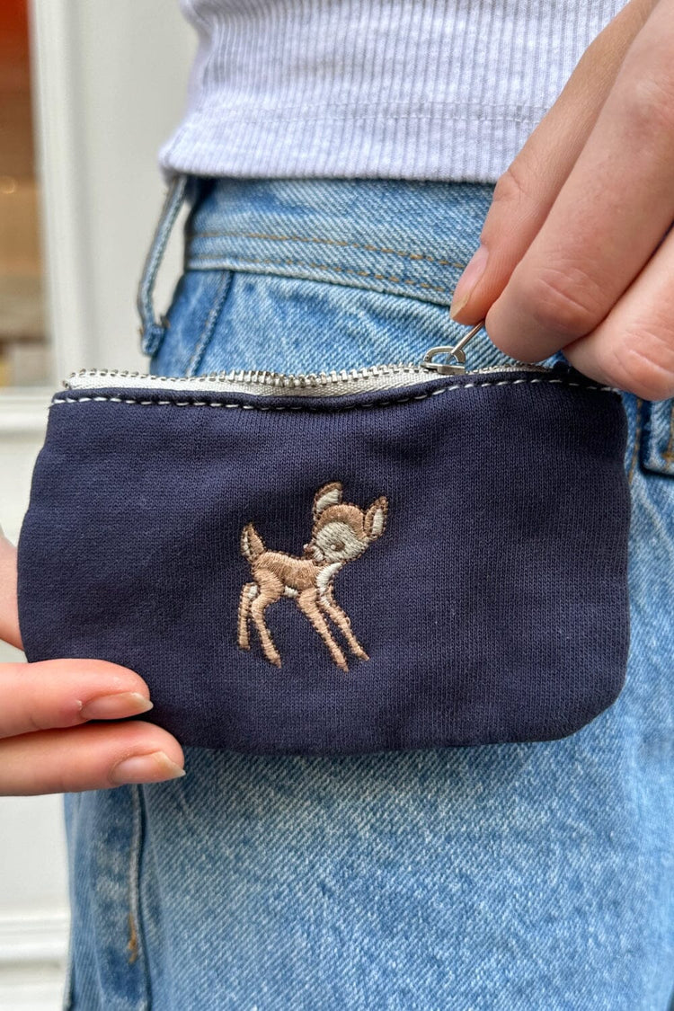 Deer Coin Purse | Blue Navy