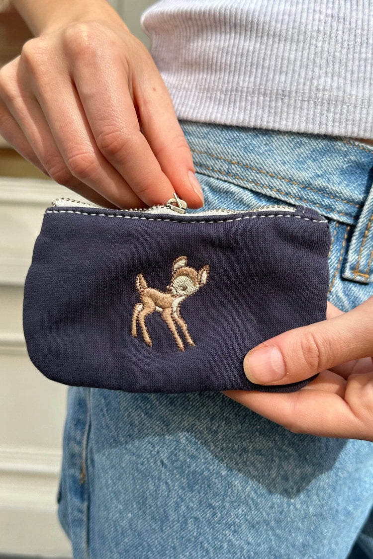 Deer Coin Purse | Blue Navy