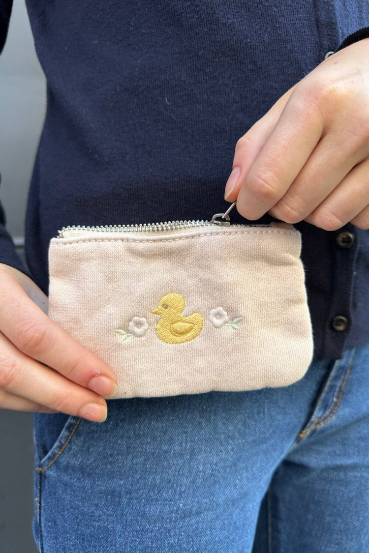 Duck Coin Purse | Pastel Pink