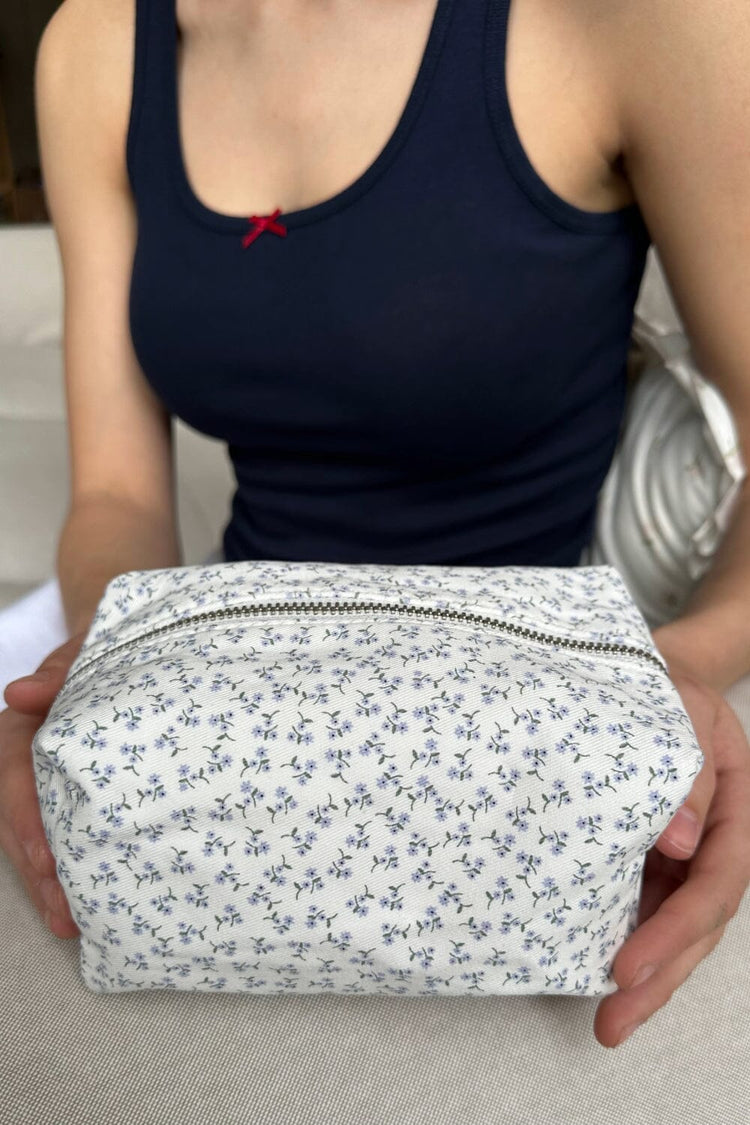 Floral Mini Makeup Bag | Lilac Floral