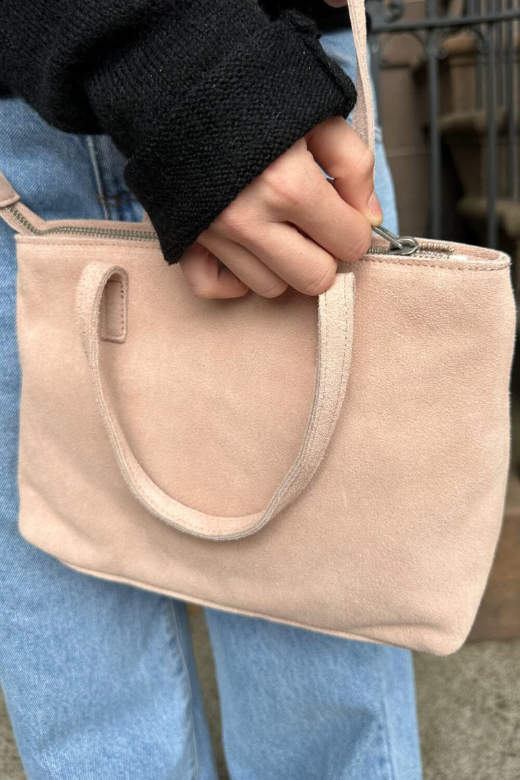 Suede Top Handle Bag | Suede Top Handle Bag