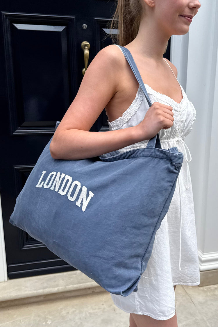 Tote London Bag | Faded Blue