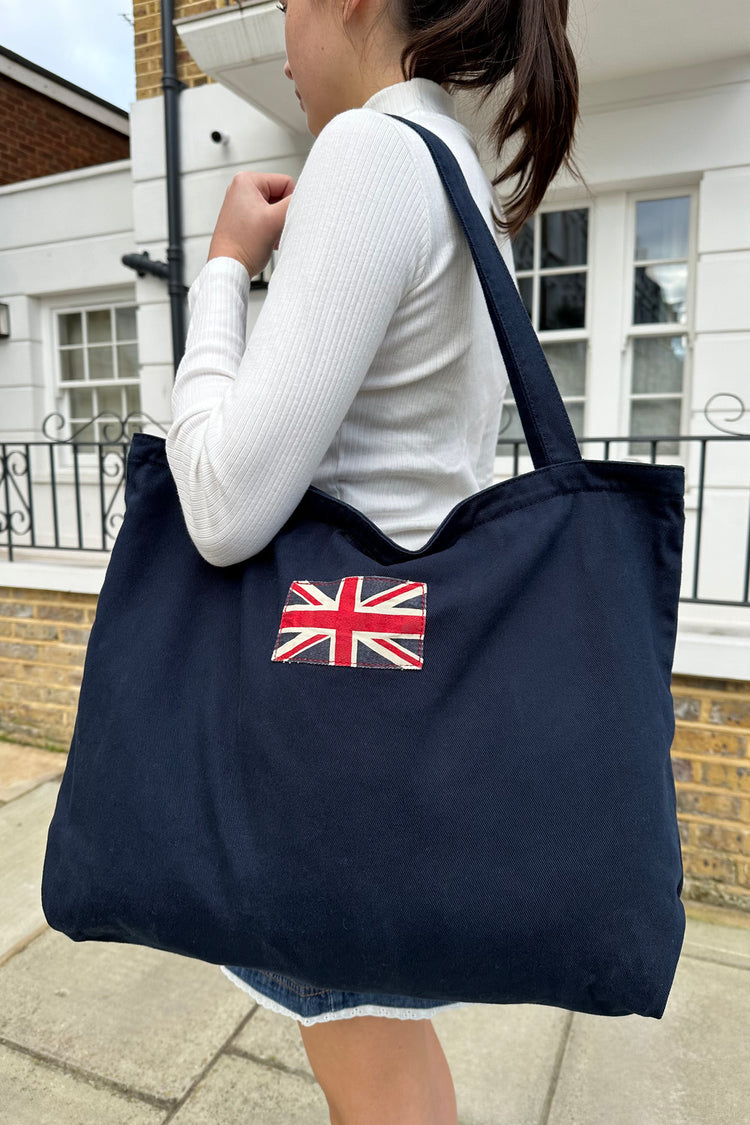 England Flag Tote Bag | Navy Blue