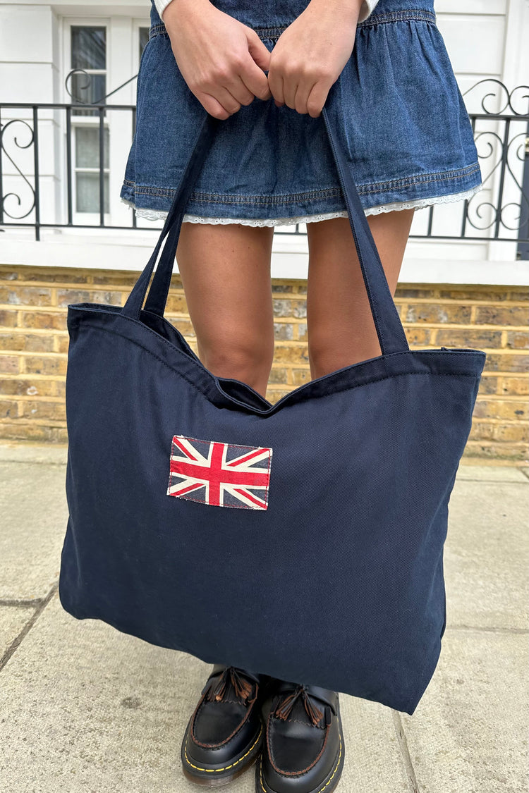 England Flag Tote Bag | Navy Blue