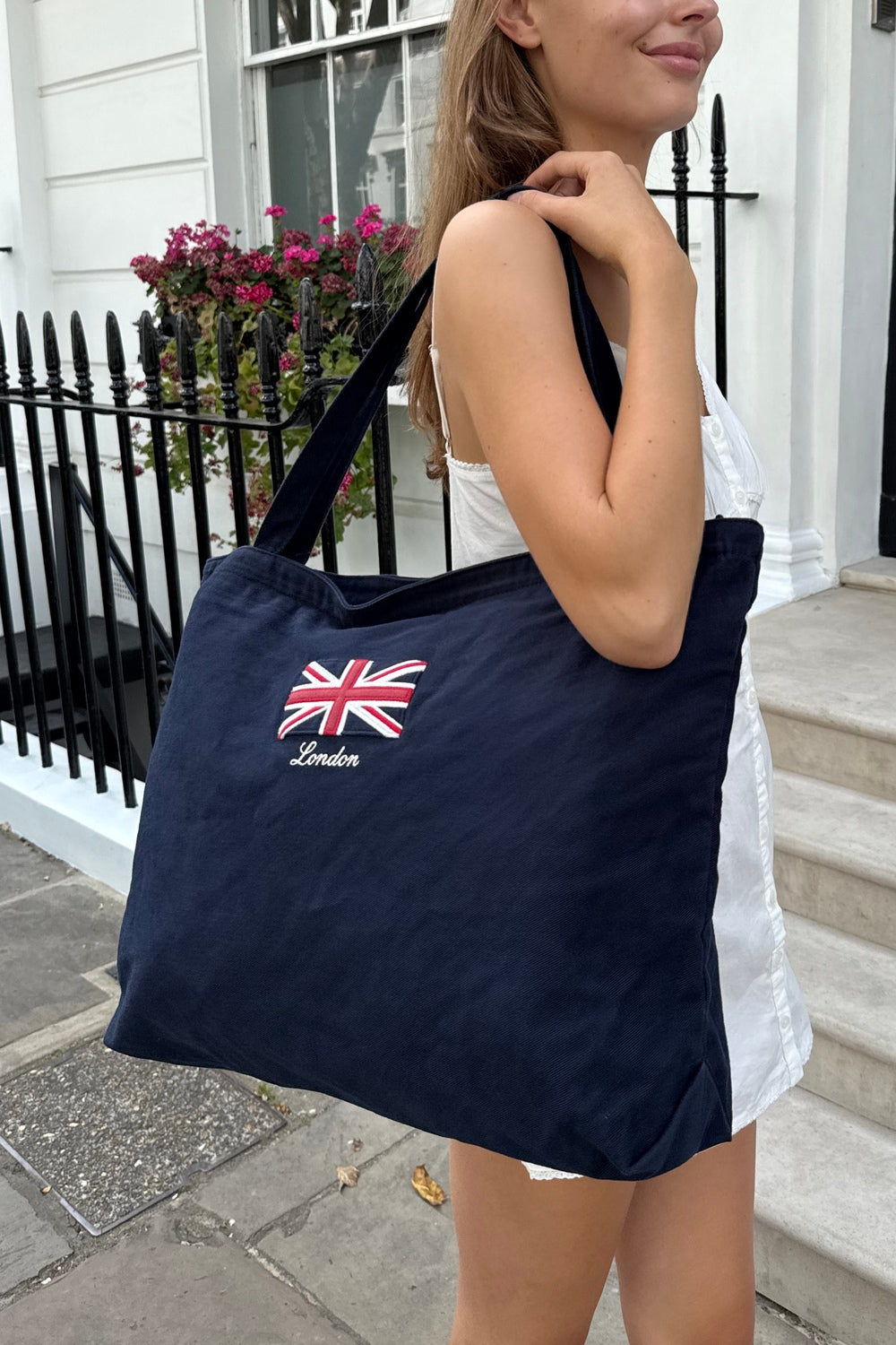 London Tote Bag | Blue Navy