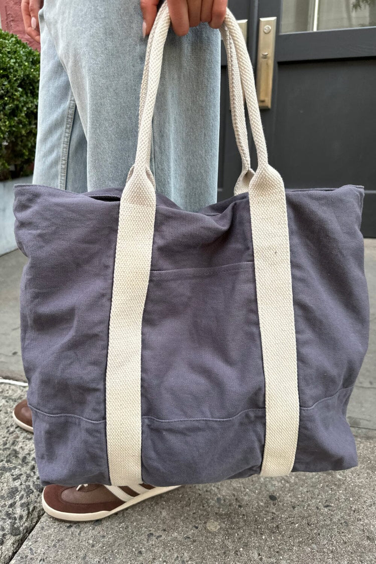 Large Tote Bag | Faded Navy