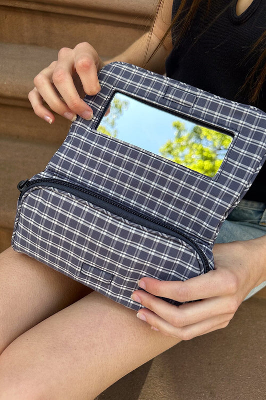 Navy Blue Gingham
