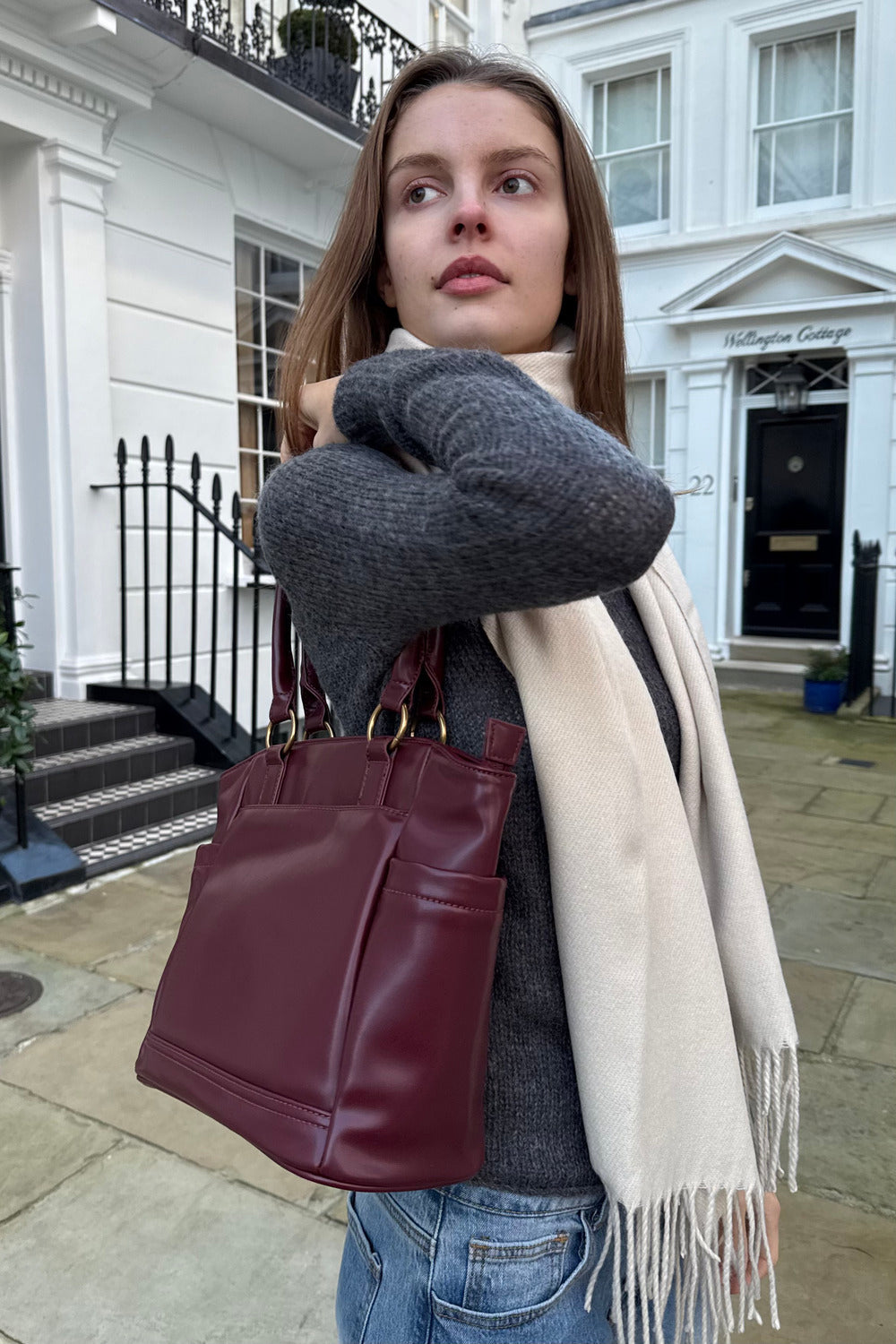 Shoulder Bag | Bordeaux Purple