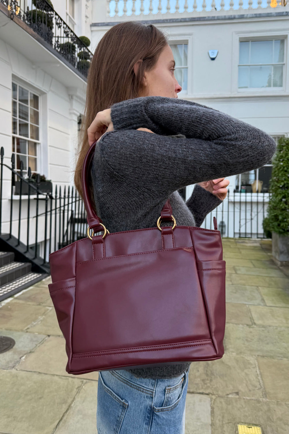 Shoulder Bag | Bordeaux Purple