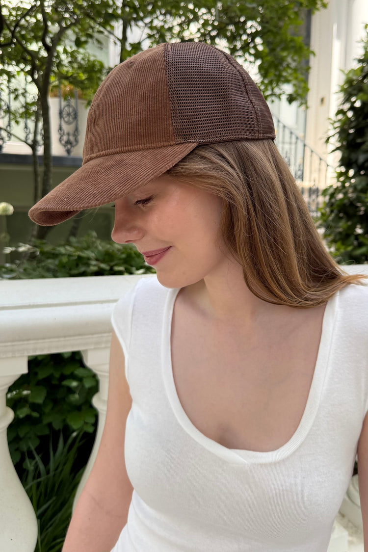 Corduroy Baseball Cap | Brown Corduroy