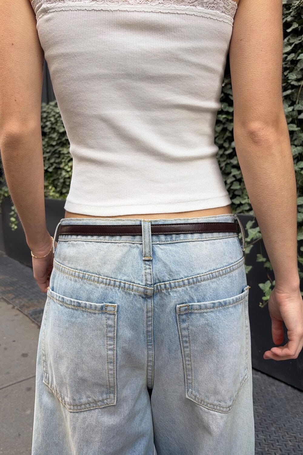 Thin Belt | Dark Brown