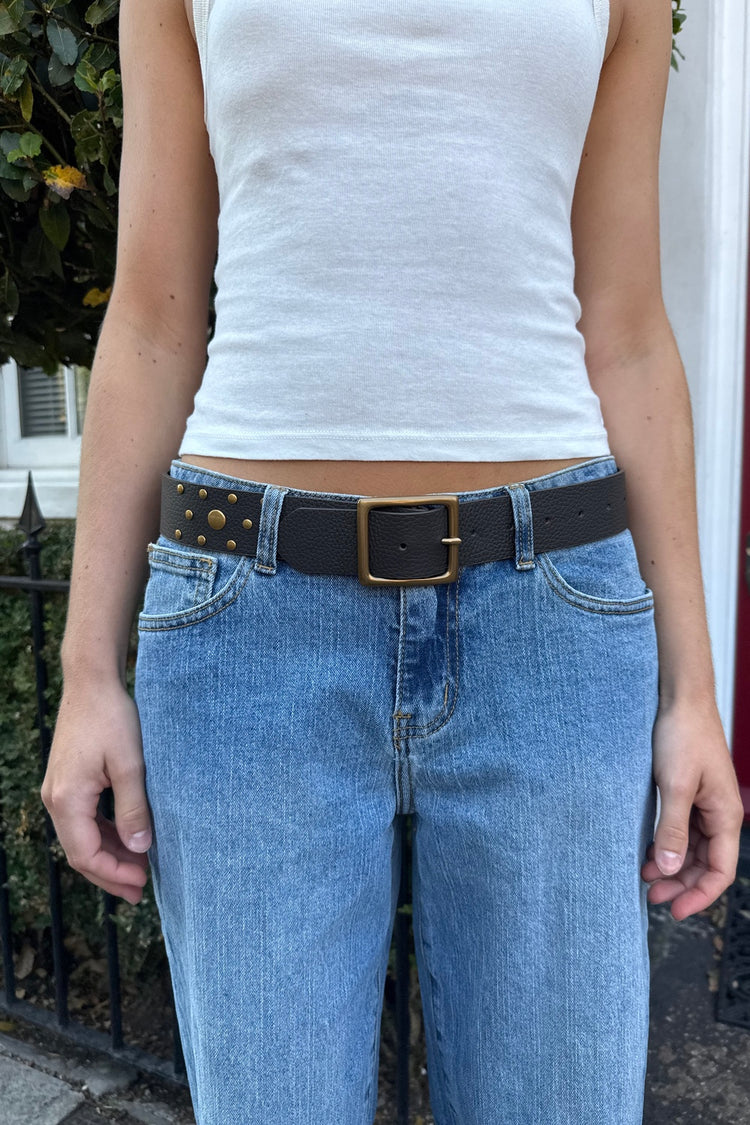 Stud Belt | Dark Brown
