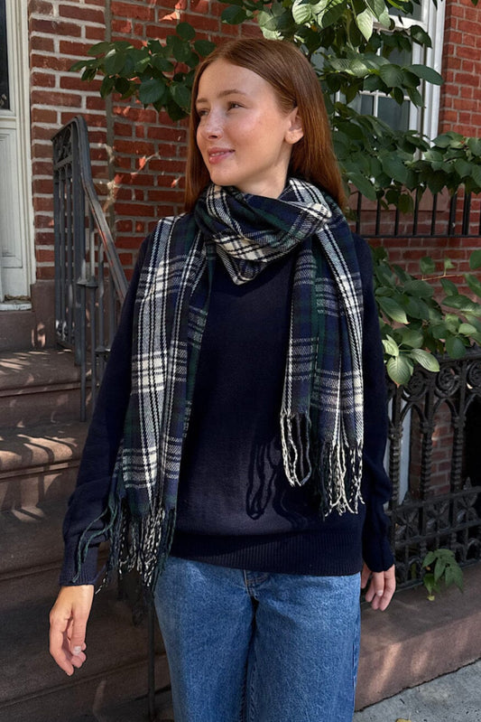 Green And Navy Plaid