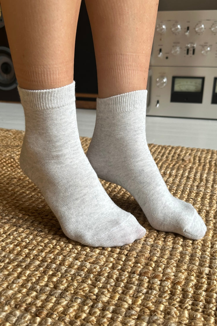 Basic Socks | Silver Grey