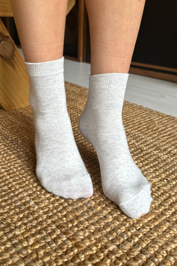 Basic Socks | Silver Grey