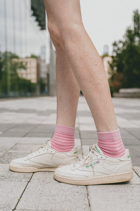 Bubblegum Pink Stripes