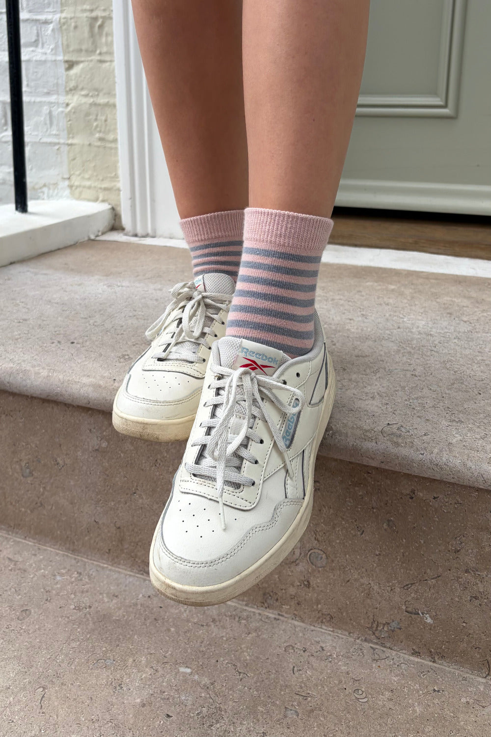 Striped Socks | Lilac Pink Stripes