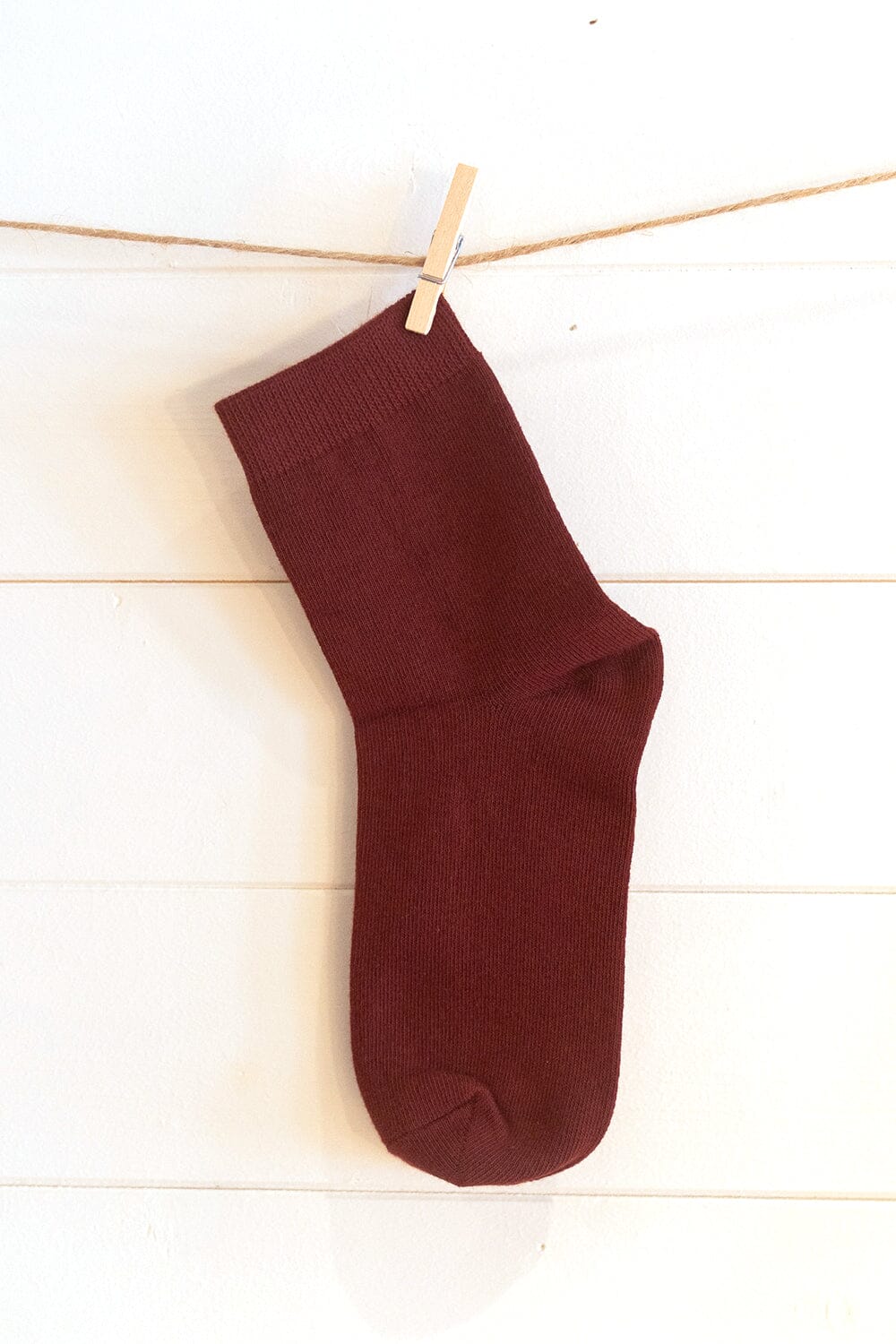 Basic Socks | Burgundy