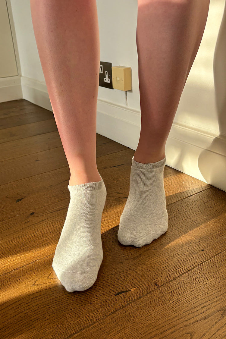 Basic Socks | Light Heather Grey