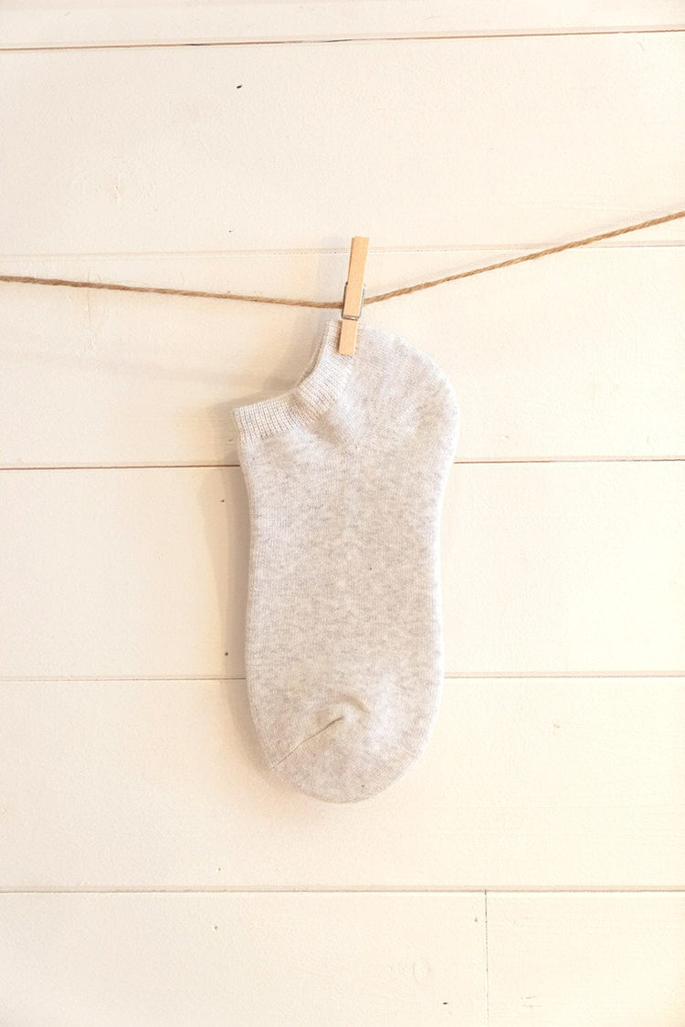 Basic Socks | Light Heather Grey