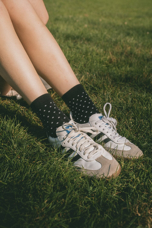 Black White Polka Dots