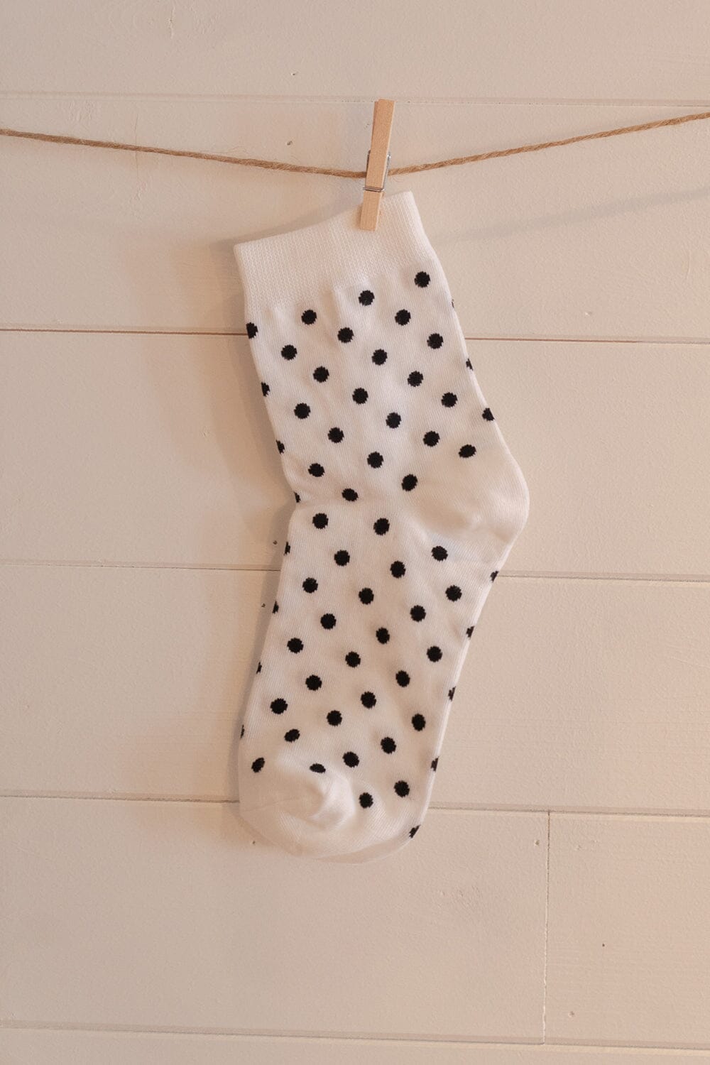 Polka Dot Socks | White Black Polka Dots