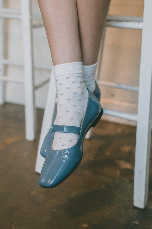 White Baby Blue Hearts