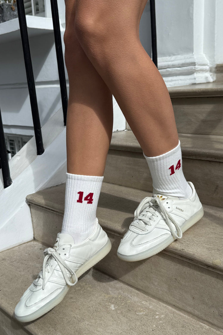 14 Socks | White