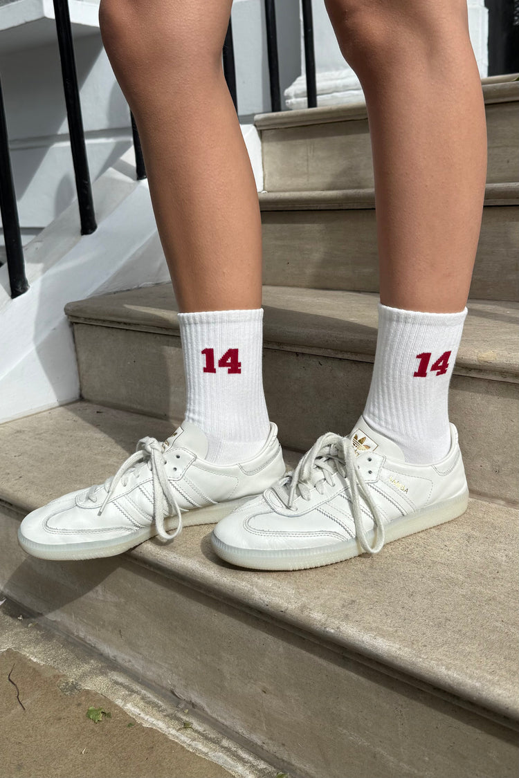 14 Socks | White