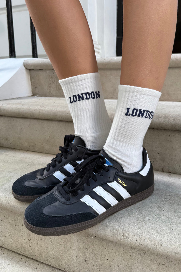 London Socks | White