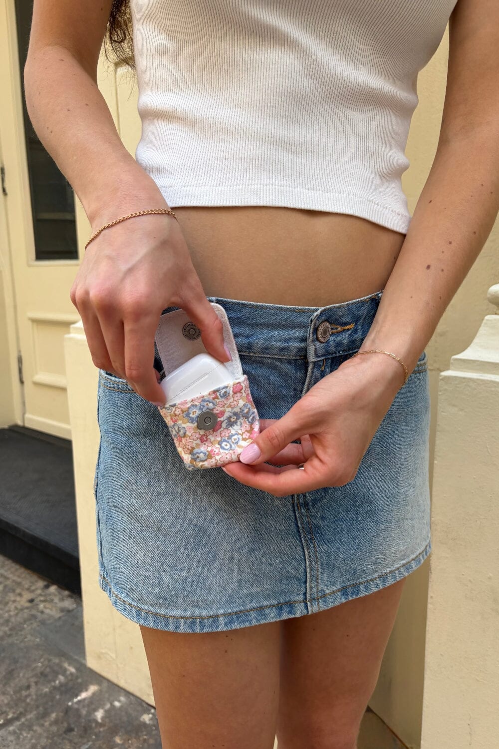 Floral Mini Bag Keychain | Vintage Floral