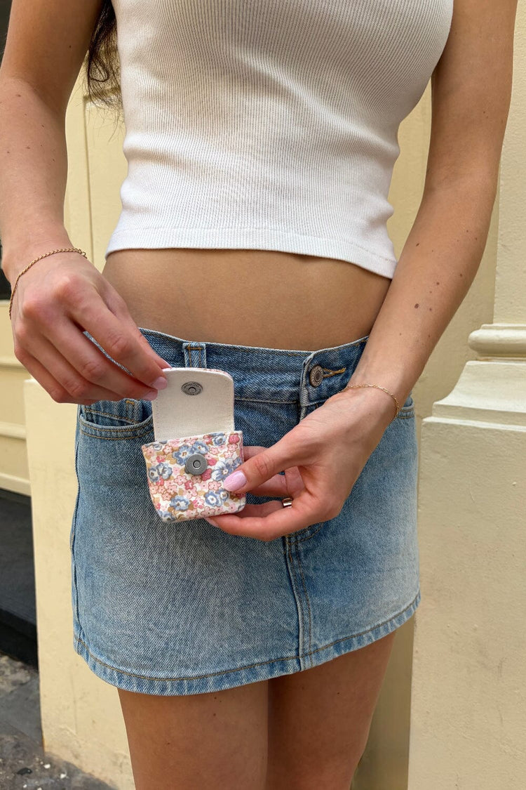 Floral Mini Bag Keychain | Vintage Floral