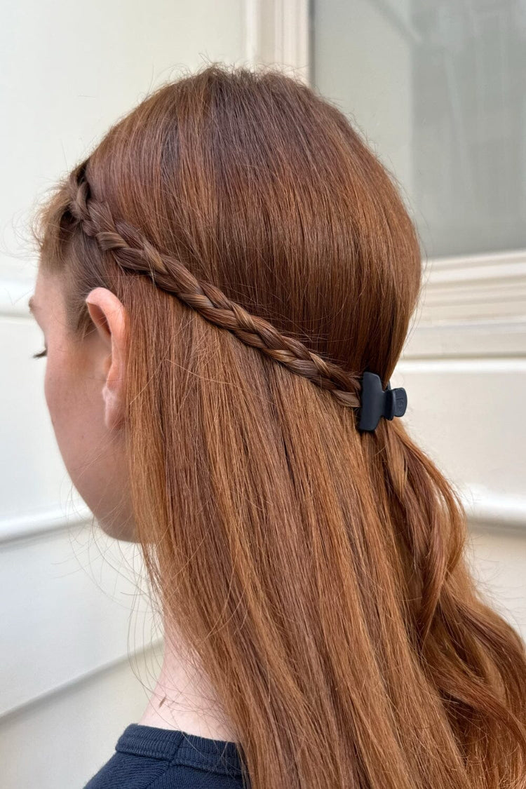 Hair Claw Clip | Navy White Black