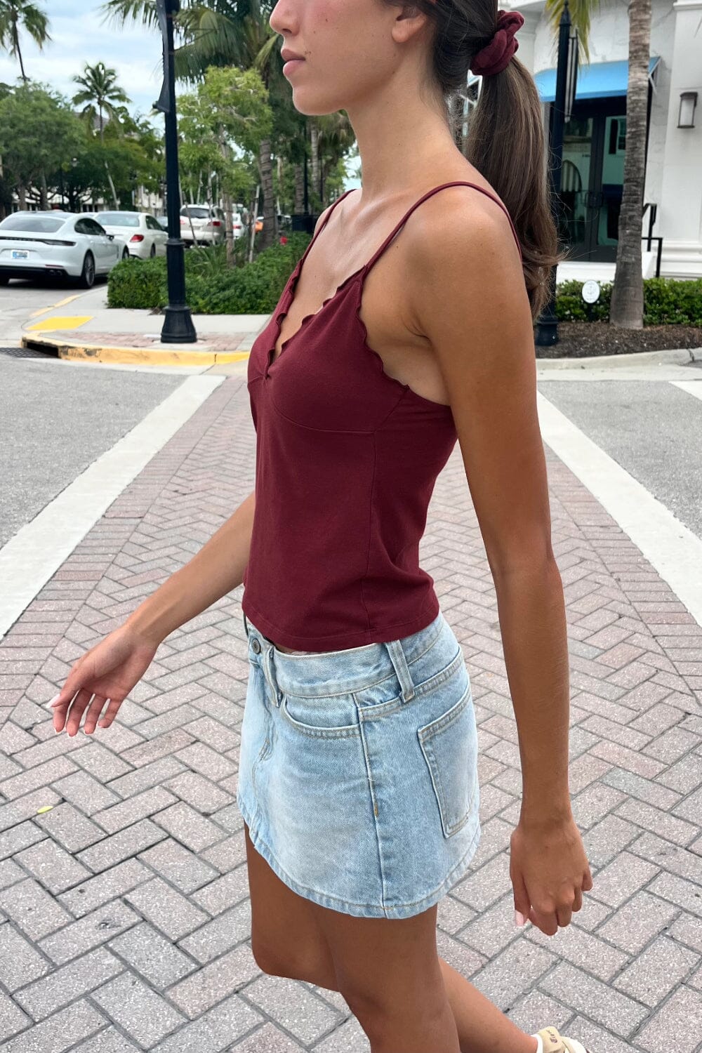 Burgundy / XS/S