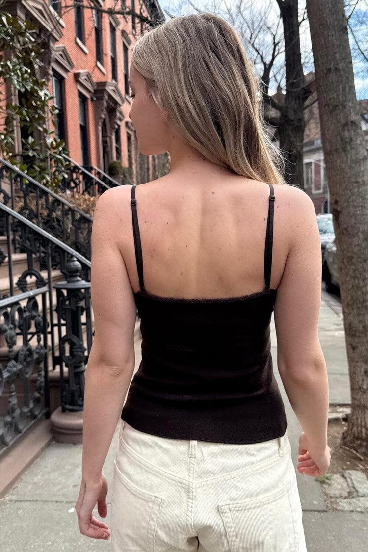 Serena Tank | Dark Brown / XS/S