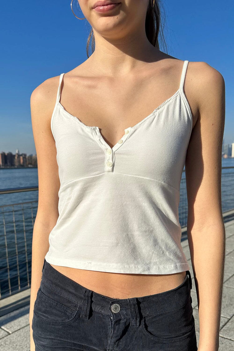Tiffany Tank | White / XS/S