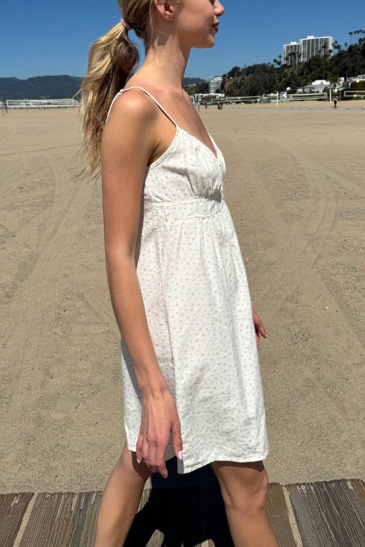 Arianna Floral Dress | Ivory Sage Green Floral / XS/S