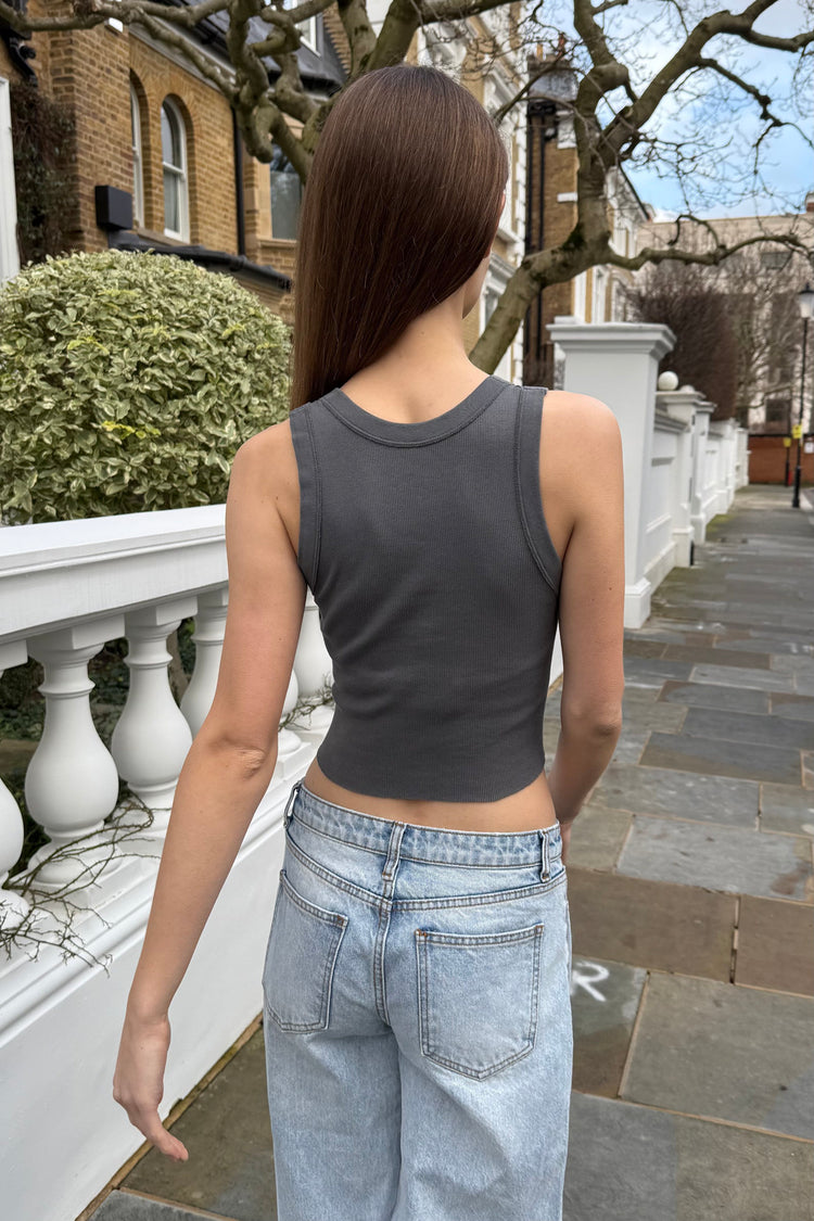 Connor Tank | Distressed Grey / S