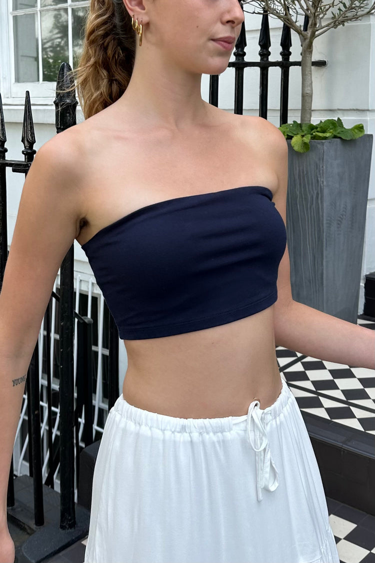 Ria Bandeau Top | Navy Blue / XS/S
